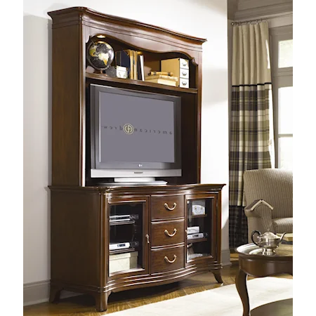 Entertainment Center with Drawers and Shelf